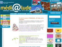 Tablet Screenshot of mediatheque.ville-st-apollinaire.fr